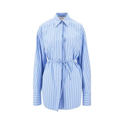 Sportmax Long-sleeved Top In Blue