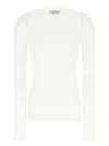 Sportmax White Stretch Nylon Top In White