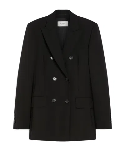 SPORTMAX SPORTMAX DOUBLE-BREASTED LONG-SLEEVED JACKET
