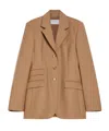 Sportmax Wool Blend Tailored Fit Jacket In Brown