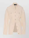 Sportmax Long Sleeves Regular Collar Frontal And Chest Pockets