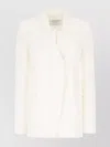 Sportmax Cotton Blazer With Long Sleeves And Notched Lapels