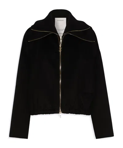 Sportmax Long-sleeve Casual Jacket In Brown