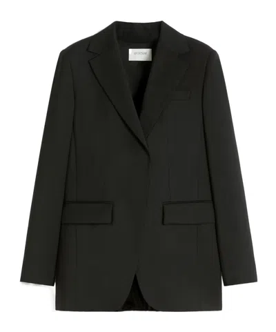 Sportmax Long-sleeved Suit Jacket In Green