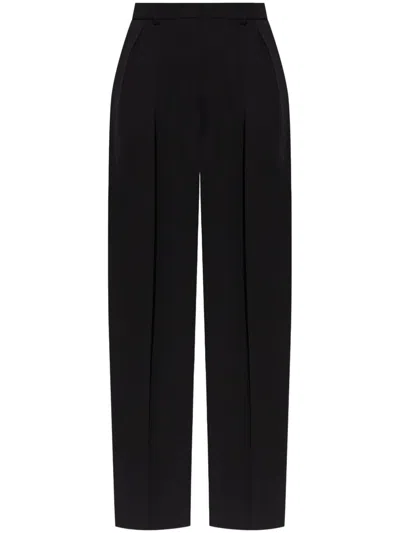 Sportmax Loose-fit Long-leg Trousers In Black