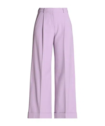 Sportmax Loose Plus-size Cargo Pants In Purple