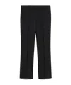 Sportmax Low-rise Bell Bottoms In Black