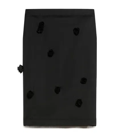 Sportmax Low-waist Skirt In Black