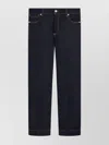 Sportmax Low Waist Wide Leg Jeans With Cropped Length