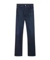Sportmax Low-waisted Flared Jeans In Blue