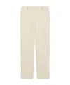 Sportmax Low-waisted Wool Casual Trousers In White