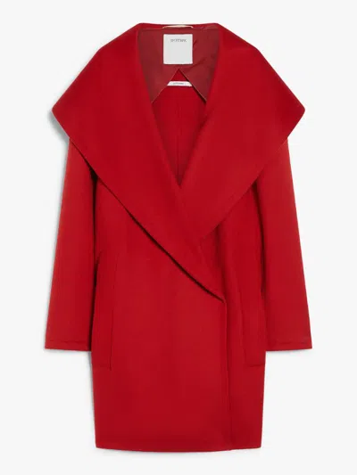 Sportmax "luciana" Coat In Red
