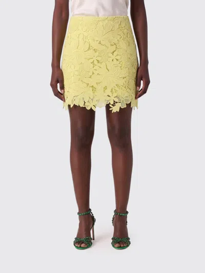 Sportmax Macramé Skirt In Yellow