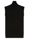 Sportmax Maglia Ardenza A Lupetto Smanicato In Black