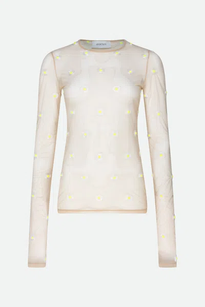 Sportmax Maglia Fantasia Cipria In Rosa