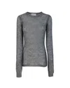 SPORTMAX FIAMMA CREWNECK SWEATER IN ALPACA