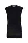 Sportmax Wool Silk Sweater In Black