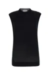 Sportmax Women Sleeveless Wool And Silk Top