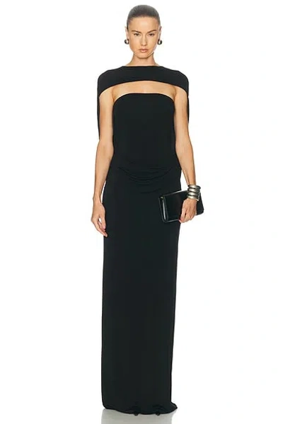 Sportmax Mambo Jersey Cut Out Dress In Black
