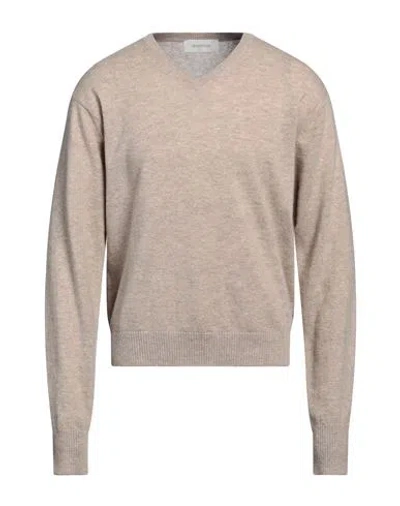 Sportmax Man Sweater Beige Size L Wool, Cashmere