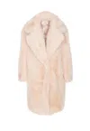 SPORTMAX MANICO FAUX FUR COAT