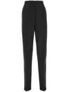 Sportmax High-waisted Tailored Pant With Practical Pockets In Black