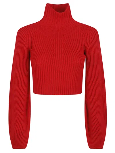 Sportmax Marmo Maglia-canottiera-top In Red