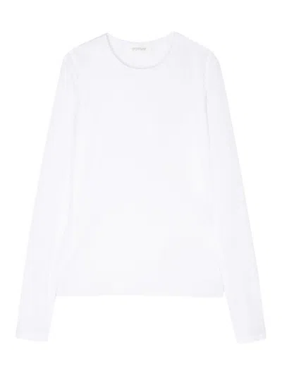 Sportmax Max Mara   Jersey T-shirt In White