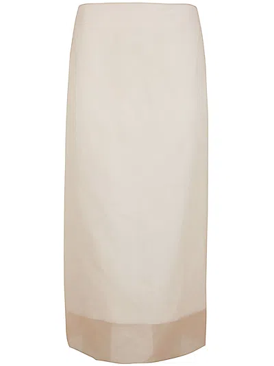 Sportmax Max Mara  Aceti1234 Pencil Skirt In Neutral