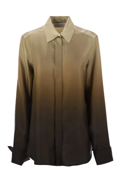 Sportmax Ago Shirt Dégradé In Brown