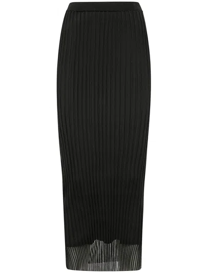 SPORTMAX MAX MARA SPORTMAX ALBUM1234 DOUBLE LONG SKIRT