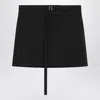 Sportmax Skirt With Belted Waist And Pockets In Black
