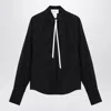 Sportmax Max Mara   Black Popeline Gesso Shirt In Black