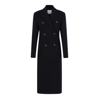 Sportmax Max Mara  Black Virgin Wool Coat