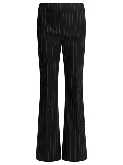 Sportmax Max Mara  Black Wool Blend Trousers