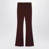 Sportmax Febe Wool Flared-leg Tailored Pants In Black