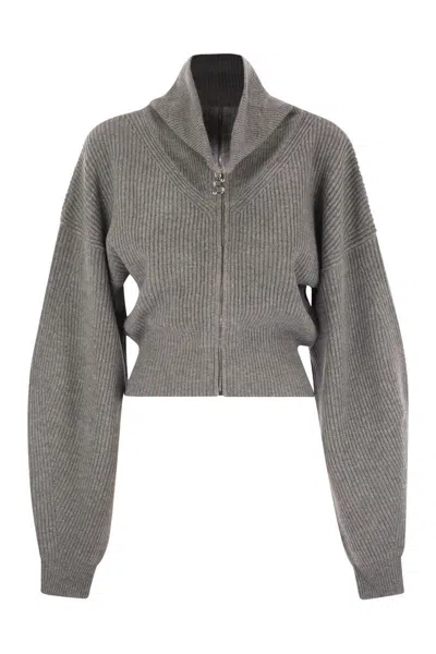 SPORTMAX MAX MARA SPORTMAX CALIPSO - WOOL AND CASHMERE CARDIGAN