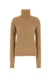 Sportmax Max Mara  Camel Stretch Alpaca Blend Elgar Sweater In Brown