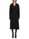 Sportmax Coat  Woman Color Black In Black