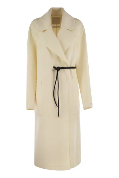 SPORTMAX MAX MARA SPORTMAX COAT WITH KNOTTED TIE FASTENING