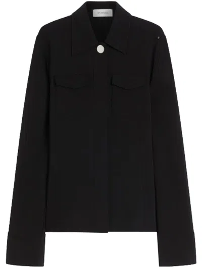 Sportmax Max Mara  Crepe Stitch Black Jacket