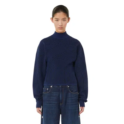Sportmax Max Mara  Febo Sweater Navy In Blue