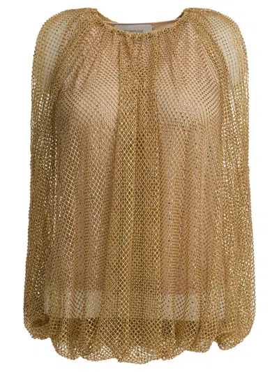 Sportmax Max Mara  Gold Polyester Top