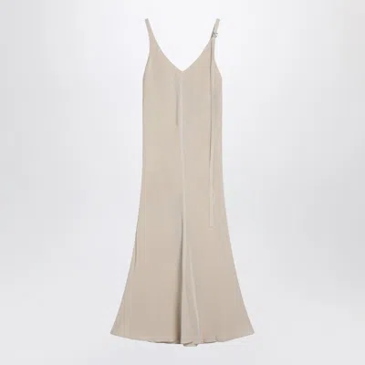 Sportmax Max Mara   Ivory Dress With Adjustable Strap In Neutral