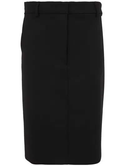 Sportmax Max Mara  Lago Pencil Skirt In Black