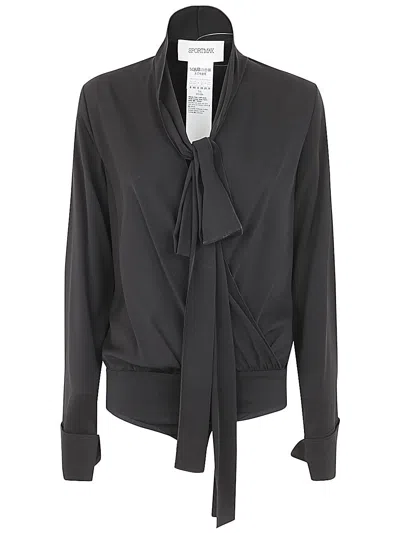 Sportmax Max Mara  Moretto Body Shirt In Black