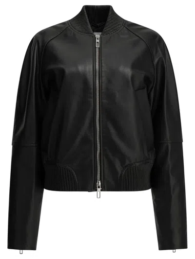 SPORTMAX MAX MARA SPORTMAX NAPPA LEATHER JACKET