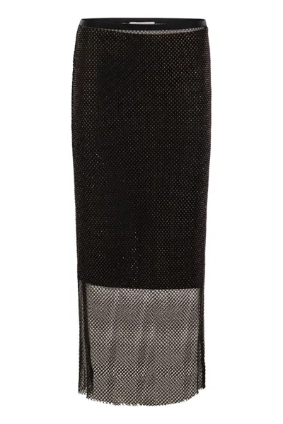SPORTMAX MAX MARA SPORTMAX RETE - LONGUETTE WITH RHINESTONES