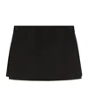 Sportmax Button Shorts In Black