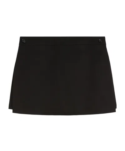 Sportmax Button Shorts In Black